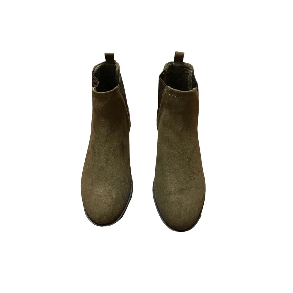 Primark Women's Ankle Bootie Shoe‎ US 6 UK 4 EUR 37 Brown Suede